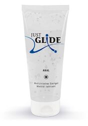 Gleitgel sex Just Glide - Sorten Wählbar -  200 ml, Wasserbasis, Öl- u. Fettfrei