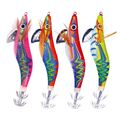 Attract More Squids with Luminous Tail 10 5cm12 2g Squid Jigs Tackle Bait