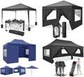 Falt Pavillon 3x3/3x4,5/3x6m Wasserdicht Gartenzelt Partyzelt Pavillion Pavilon