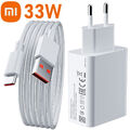 Xiaomi 33W Schnell Ladegerät Netzteil mit 2M USB-C Kabel Redmi Note10/11/12Pro