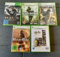 Xbox 360 Spiele Konvolut Spielesammlung Halo Prince of Persia Bad Company 