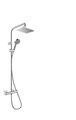 Hansgrohe Vernis Shape chrom, Showerpipe 230 1jet mit Thermostat 26286000