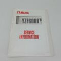 Yamaha YZF 600 R Service Information Wartung Werkstatthandbuch Schaltplan B0374