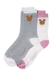 Mickey Mouse Damen Strümpfe Socken 2er Pack