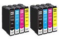 8x Patronen für Epson Workforce WF-2810DWF WF-2820DWF WF-2830DWF WF-2835DWF