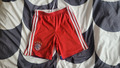 ⚽ Bayern Sporthose Größe 140 Original adidas Hose Rot und Blau Kinder Vintage