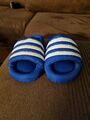 adidas Originals Adilette Gr. 42 Blau Weiß  Herren 