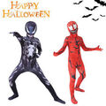 Venom Cosplay Kostüm Kinder Jungen Halloween Karneval Fasching Party Overall DE-