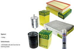 MANN-FILTER + Klima-Anlagen-Reiniger für VW Golf IV 1.6 2.0 1.8 T New Beetle