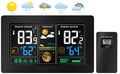 Wetterstation Funkwetterstation Digitales Thermometer Wettervohersage Kalender