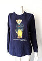 POLO RALPH LAUREN Bear Bär T-shirt Top BLAU Gr. S 160 elegante Bär mit Jacke