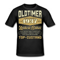 85. Geburtstag Herren T-Shirt Geschenk | Oldtimer Limitierte Edition Geschenkide