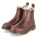 Dr. Martens Chelsea Boots Stiefeletten Winterboots LEONORE Braun Leder Damen