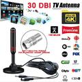 DVB-T2 Antenne FULL HD TV terrestrisch Aktiv DAB Zimmerantenne 30dbi + 5M Kabel