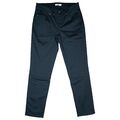 CAMBIO Jeans Damen Stretch 7/8 Hose ankle Stoff Zip Gr 36 S W28 dunkel blau dünn