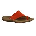 Gabor 43700-35 Zehenstegpantolette, Damen, Leder, Pumpkin (Orange) - / Rot