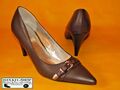 DAMEN SCHUHE Pumps 1860-5 BROWN Gr: 41