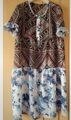 Damen Mädchen Leicht Strandkleid Tunika Sommerkleid Boho Gr. M 38/40