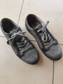 Gabor Sneaker silber glänzend Gr. 37,5 (4 1/2)