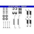 1x Zubehörsatz, Feststellbremsbacken ATE 03.0137-9307.2 passend für CITROËN