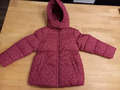 Topolino/Ernstings Family  Mädchen WinterJacke Anorak Gr. 116 altrosa HerzMuster