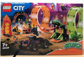 LEGO® City STUNTZ 60339 Stuntshow Doppellooping | mit 7 Minifiguren 598 Teile 7+