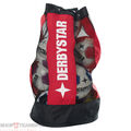 DERBYSTAR Ball Carry Bag Logo Ballsack Tasche 10 Bälle Red [4521000300]