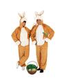 Hase Bunny Hasen Häschen Kostüm Overall Plüsch Hasenkostüm Hasenoverall Tier