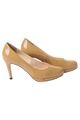 HöGL Pumps Beige Damen Gr. 37 Leder Elegante High Heels