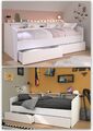 Parisot Sleep 4 Jugend/Kinderzimmer Stauraumbett Eiche 90x200