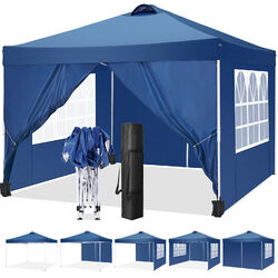 Pavillon 3x3/3x6m Wasserdicht Faltpavillon Pop Up Partyzelt Gartenzelt UV Schutz