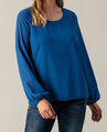 Damen Bluse mit Chiffonärmeln "jeansblau" Gr. 34 UVP: 79,99 € 7.2254