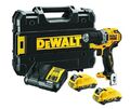 DeWalt Akkuschrauber 12V DCD701D2 Bohrschrauber bürstenlos 2x Akku 2Ah DCD701D2T