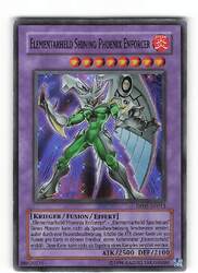 Yugioh ELEMENTAR-HELD SHINING PHOENIX ENFORCER , dp05-de013 Super Rare deutsch