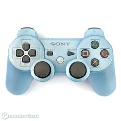 PS3 - Original DualShock 3 Wireless Controller #Candy Blue [Sony] Top Zustand