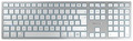 CHERRY KW 9100 SLIM FOR MAC Kabellos Tastatur Deutsch QWERTZ Weiß 