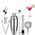 DIVID® Cocktail Set 8 Teilig| Shaker inkl Zubehör| Premium Barkeeper Set für Zuh