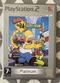 The Simpsons: Hit & Run - Platinum (PlayStation 2, 2004) mit Handbuch. Getestet.