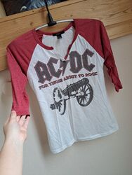 Super Schönes Acdc Langarm Shirt Top Pulli