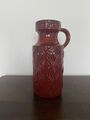 Scheurich Keramik Vase WGP pottery 60 er vintage 70er Retro Design Rot Amsterdam