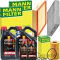 MANN INSPEKTIONSPAKET+MOTUL 5W-30 ÖL passend für MERCEDES SPRINTER B907 910 CDI