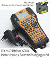 DYMO RHINO 6000 INDUSTRIE BESCHRIFTUNGSGERÄT ETIKETTENDRUCKER + 1x BAND NEU