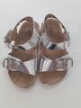 Kinder Sandalen Marke Zara Größe 24 Silber