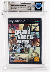 Grand Theft Auto: San Andreas 9.6 A++ sealed WATA graded PS2