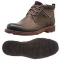 Clarks WATERPROOF Naylor Mid GTX braun Nubukleder STABIL Stiefel HERREN UK-8,5 G