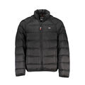 Tommy Hilfiger Jeans Daunenjacke Bomberjacke Herren Jacke Schwarz Jacket