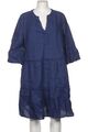 RIANI Kleid Damen Dress Damenkleid Gr. EU 46 Leinen Marineblau #j2pcuqi