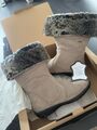 Stiefel Winterstiefel caprice Echtleder Mit Fellkragen 39 Neu OVP