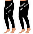 Herren Thermo Leggins Unterhose Lange Leggings Ski  Unterwäsche Fleece NAHTLOSE