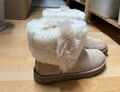 UGG Boots Stiefel Schaffell rosa beige Gr.39